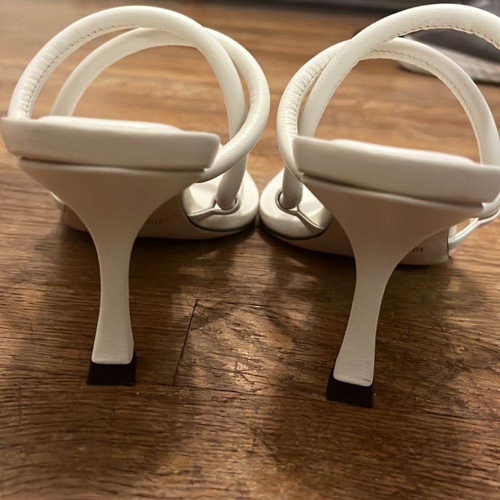 Jimmy Choo white Cape-70 Nap sandal - Picture 4 of 5